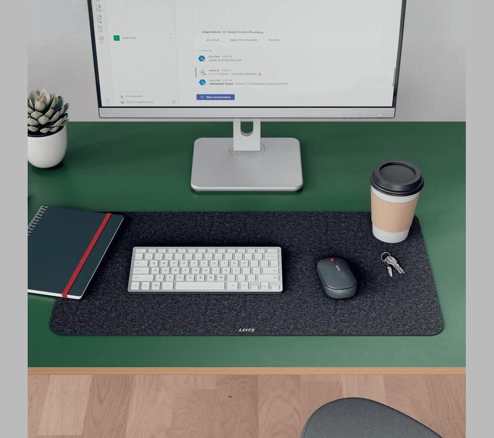 LEITZ Feel Good Desk Mat - Dark Grey image number 7 of 9
