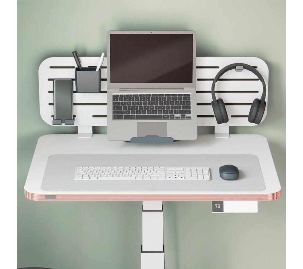LEITZ Leather Desk Mat - Grey, Large image number 3 of 5