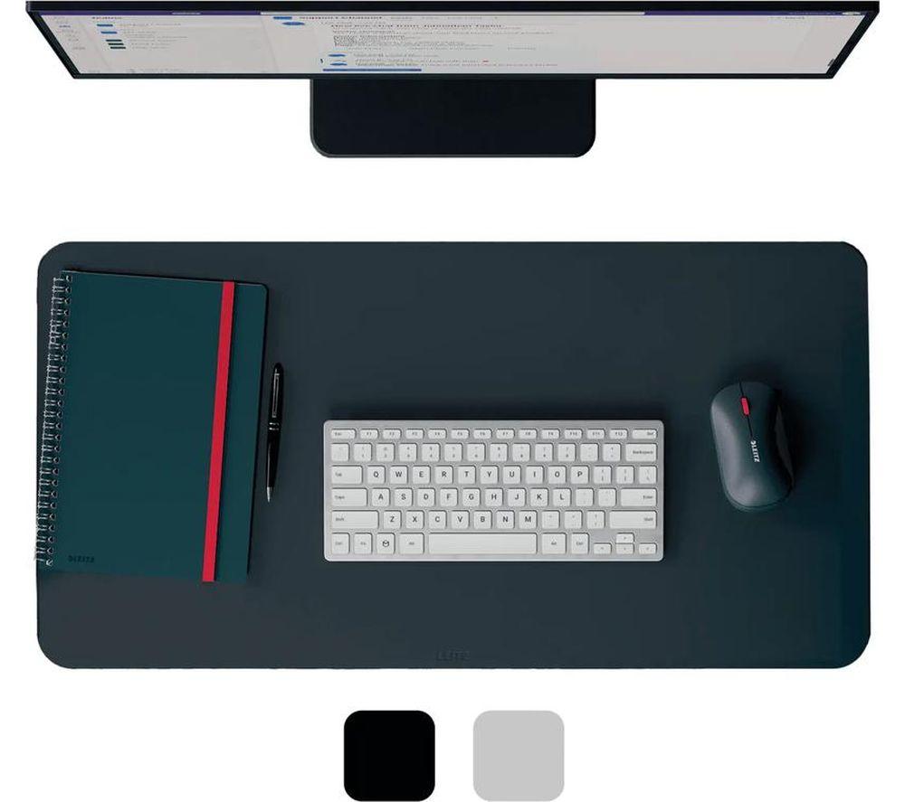 LEITZ Leather Desk Mat - Black, Large image number 2 of 5