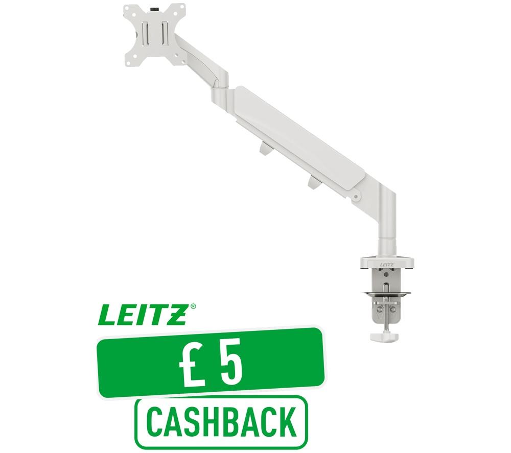 LEITZ Leitz Ergo Space Saving Single Monitor Arm White image number 2 of 7