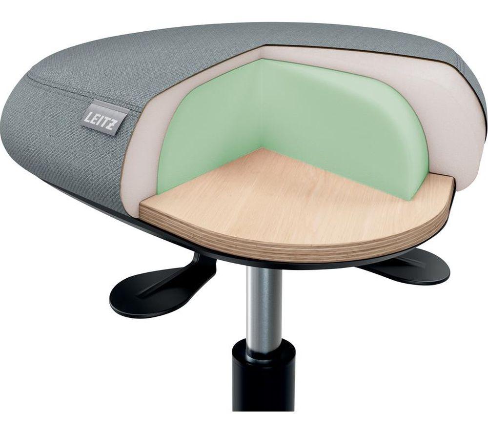 LEITZ Ergo Active Foam Sitting Stool - Black image number 3 of 6
