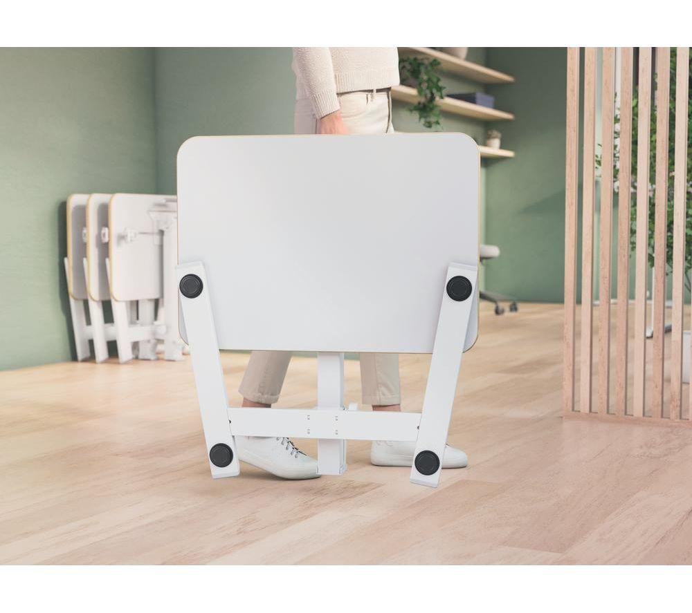 LEITZ Ergo Sit-Stand Foldable Desk - White image number 16 of 16