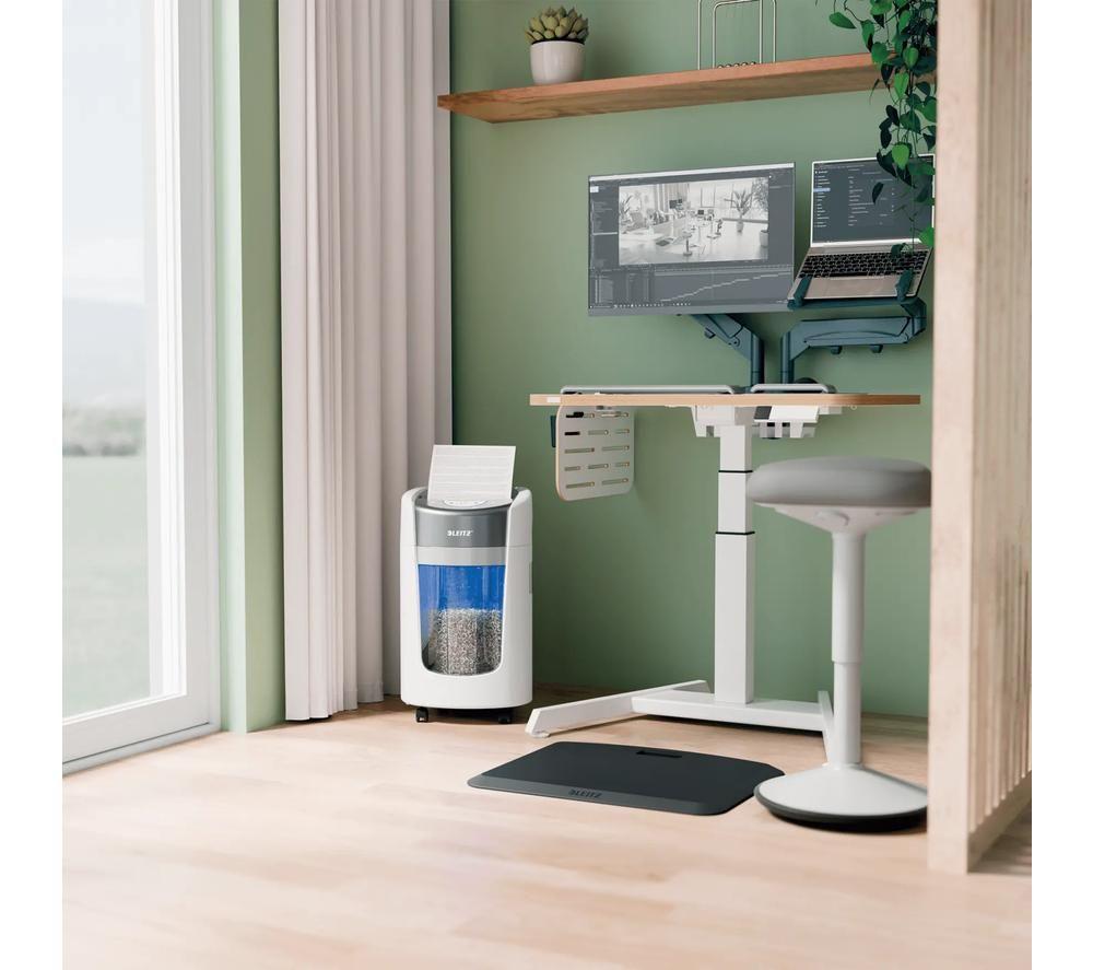 LEITZ IQ OptiMax Home Office P5 Micro Cut Paper Shredder image number 5 of 11