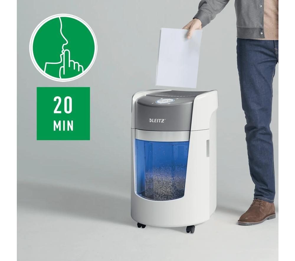 LEITZ IQ OptiMax Small Office P5 Micro Cut Paper Shredder image number 6 of 9