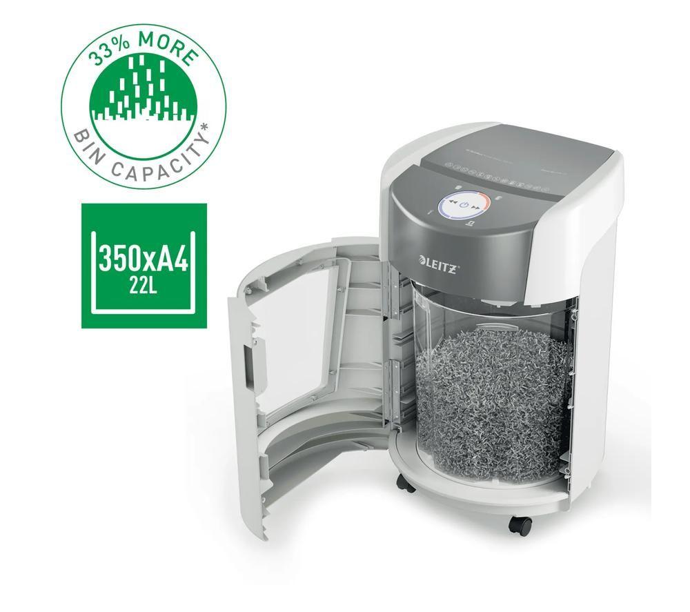 LEITZ IQ OptiMax Small Office P5 Micro Cut Paper Shredder image number 8 of 9
