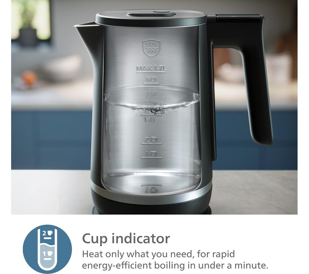 PHILIPS 7000 Series HD9396/90 Jug Kettle - Black image number 9 of 9