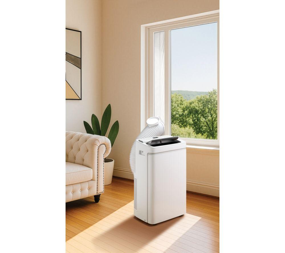 LOGIK LAC09C26 Portable Air Conditioner & Dehumidifier - White image number 5 of 7