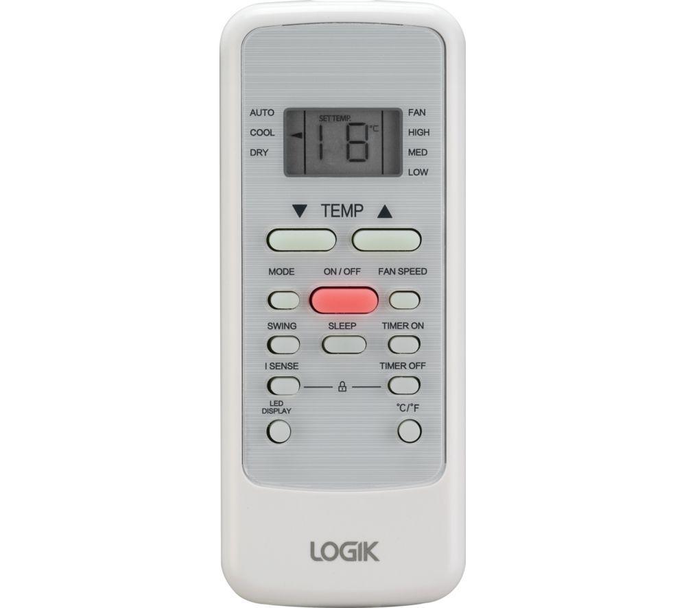 LOGIK LAC09C26 Portable Air Conditioner & Dehumidifier - White image number 6 of 7