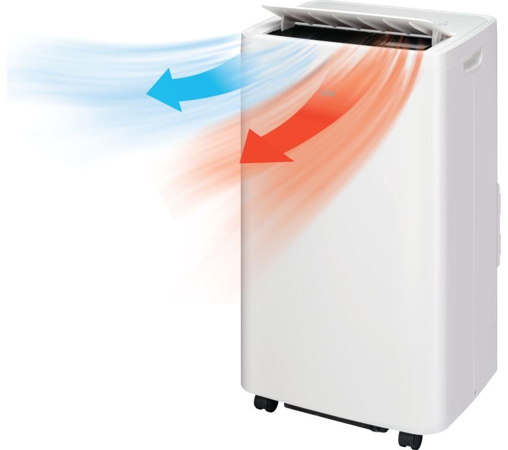 LOGIK LAC12CH26 Portable Air Conditioner, Heater & Dehumidifier - White image number 7 of 8