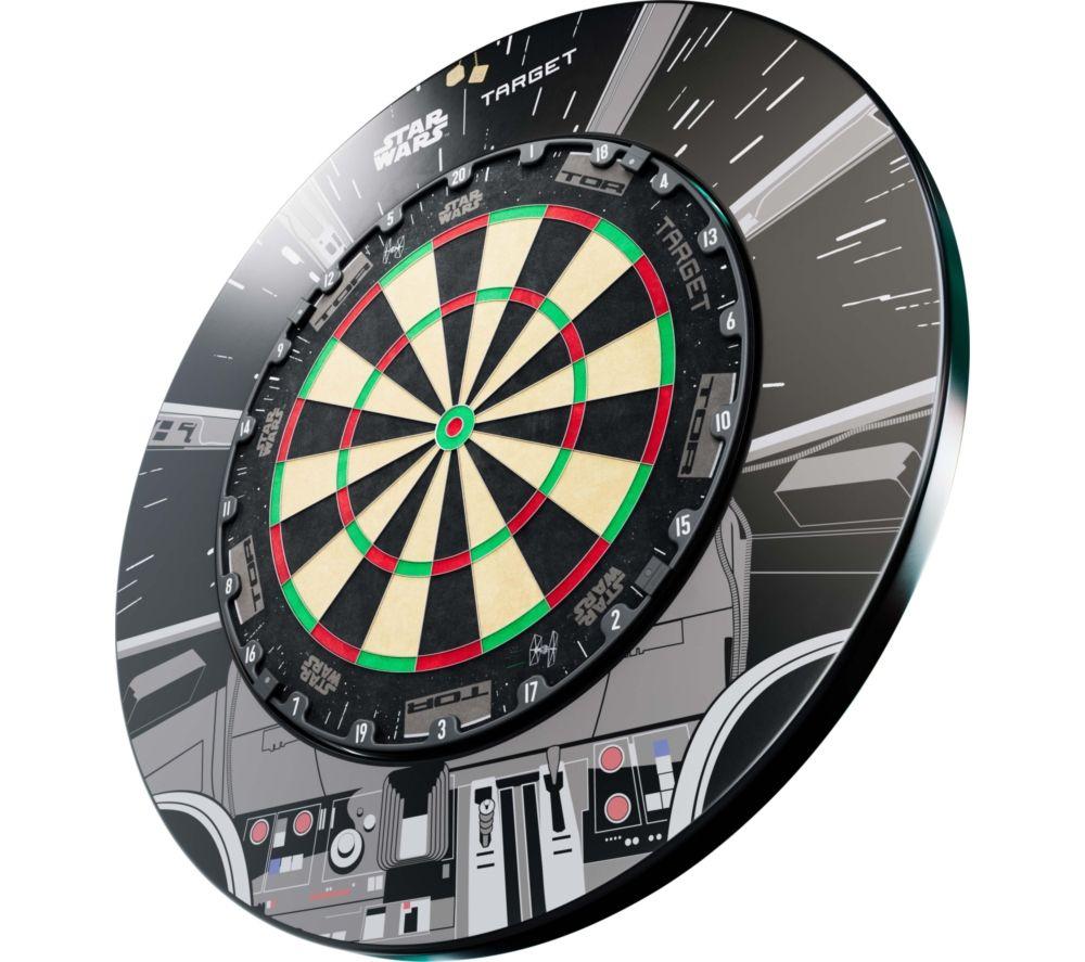 TARGET Millennium Falcon TOR Dartboard & Surround Bundle - Grey & Black image number 6 of 11