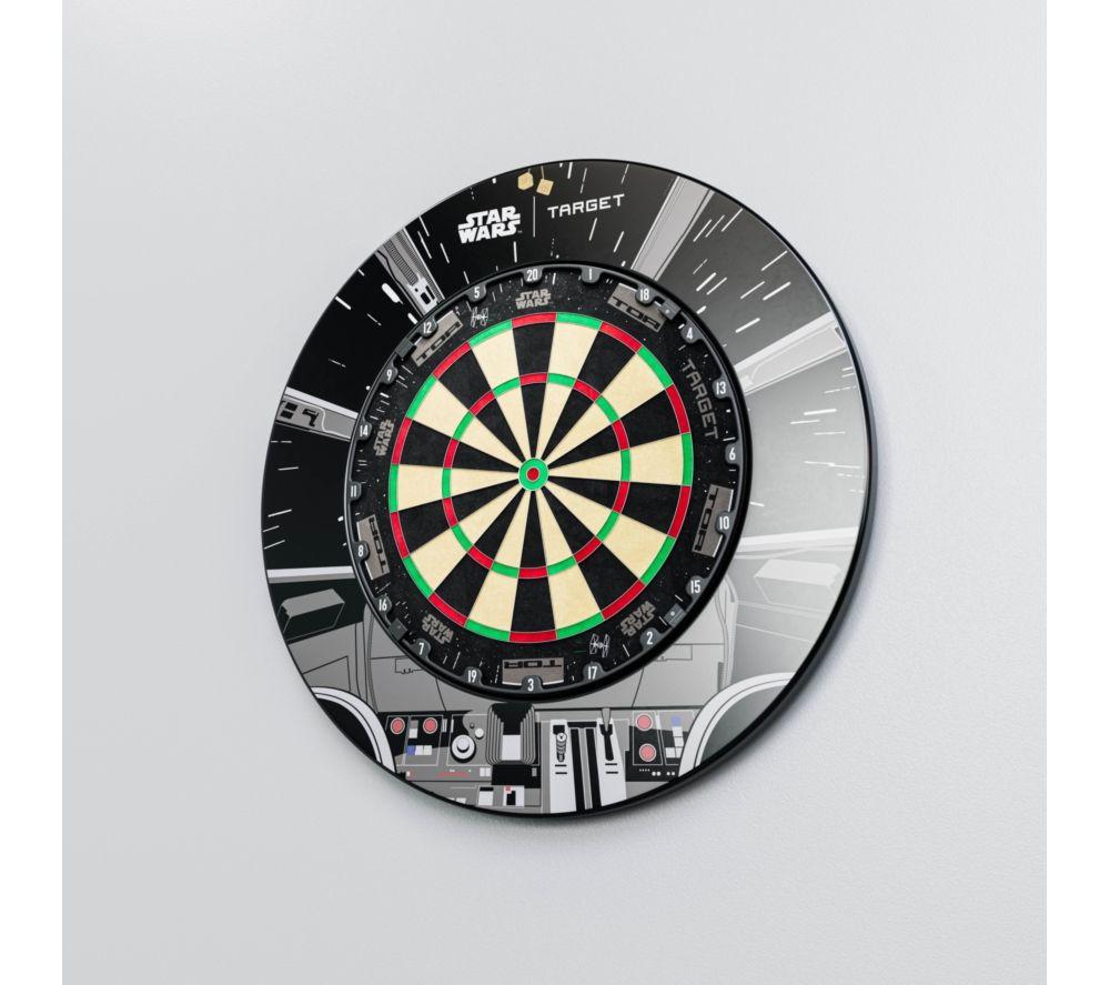 TARGET Millennium Falcon TOR Dartboard & Surround Bundle - Grey & Black image number 7 of 11