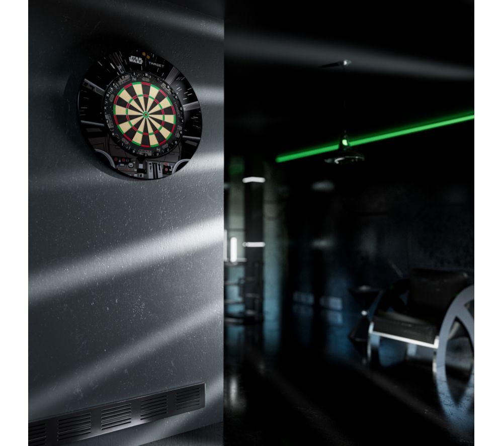 TARGET Millennium Falcon TOR Dartboard & Surround Bundle - Grey & Black image number 9 of 11