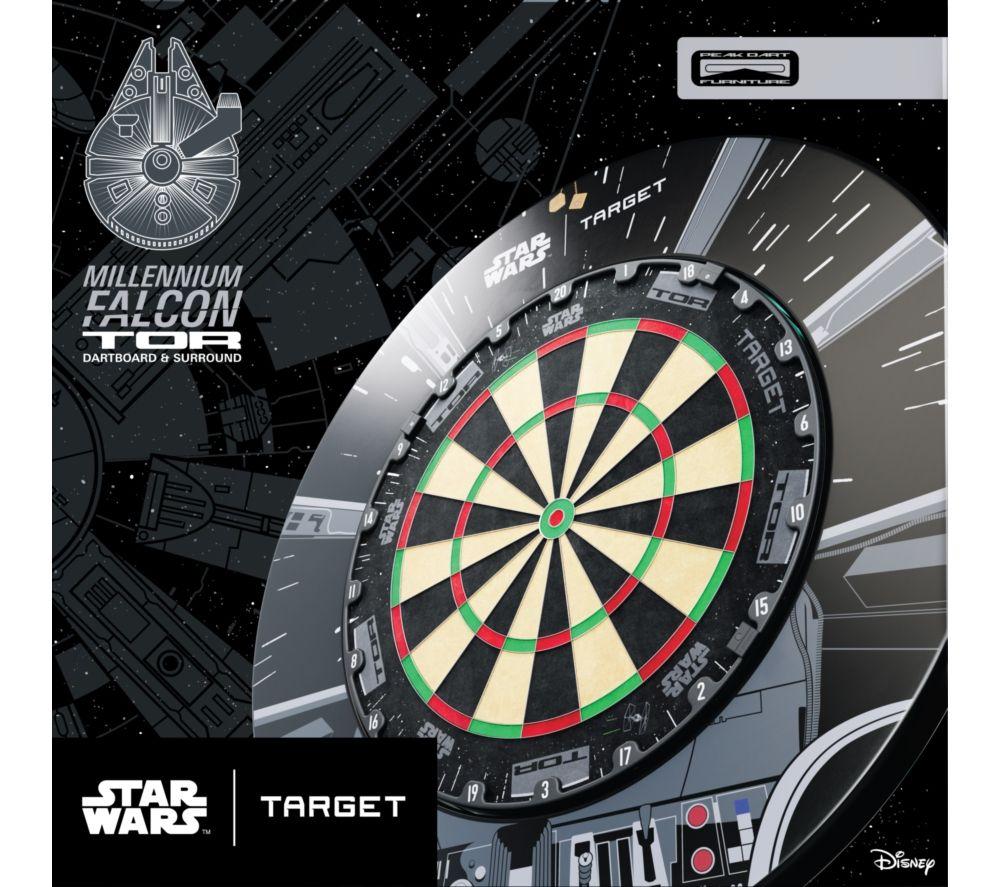 TARGET Millennium Falcon TOR Dartboard & Surround Bundle - Grey & Black image number 11 of 11