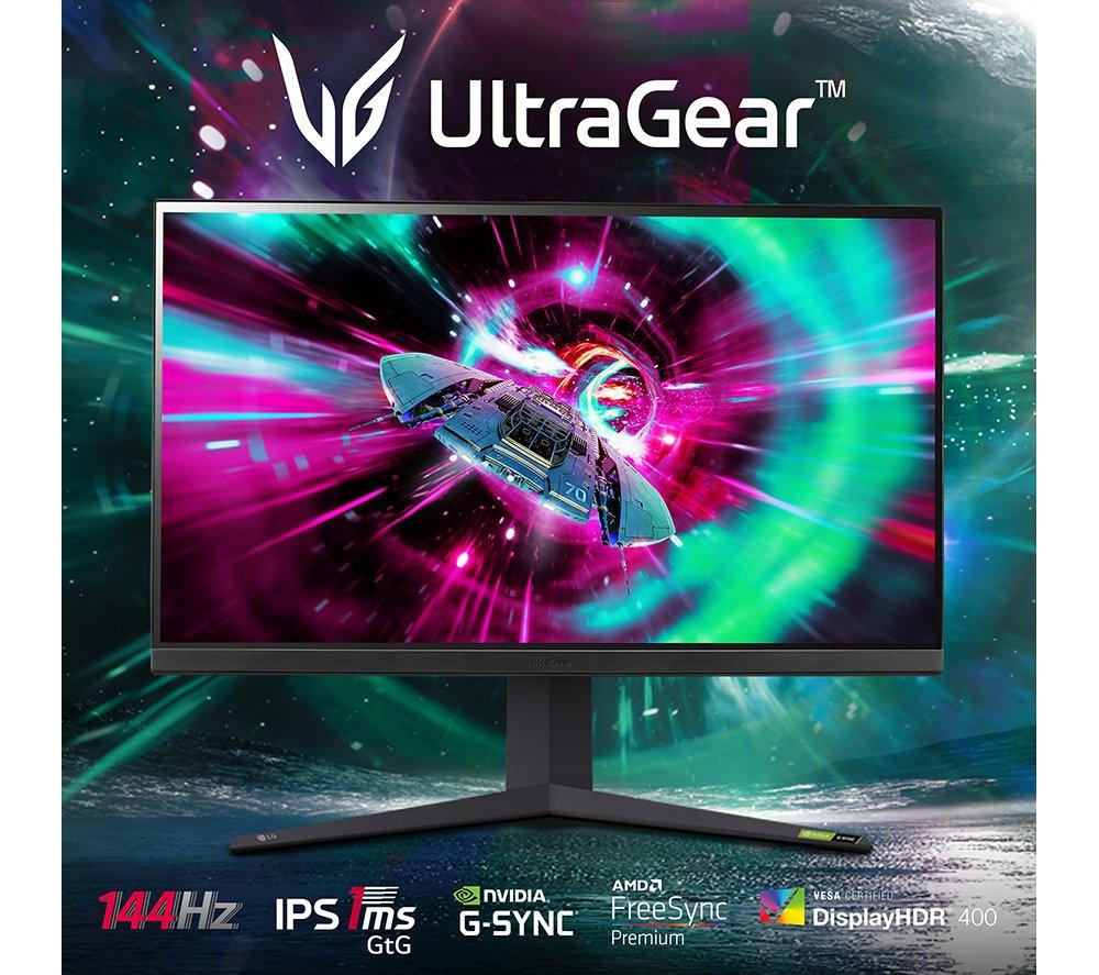 LG UltraGear 32GR93U-B 4K Ultra HD 32" LED Gaming Monitor - Purple Grey image number 2 of 12