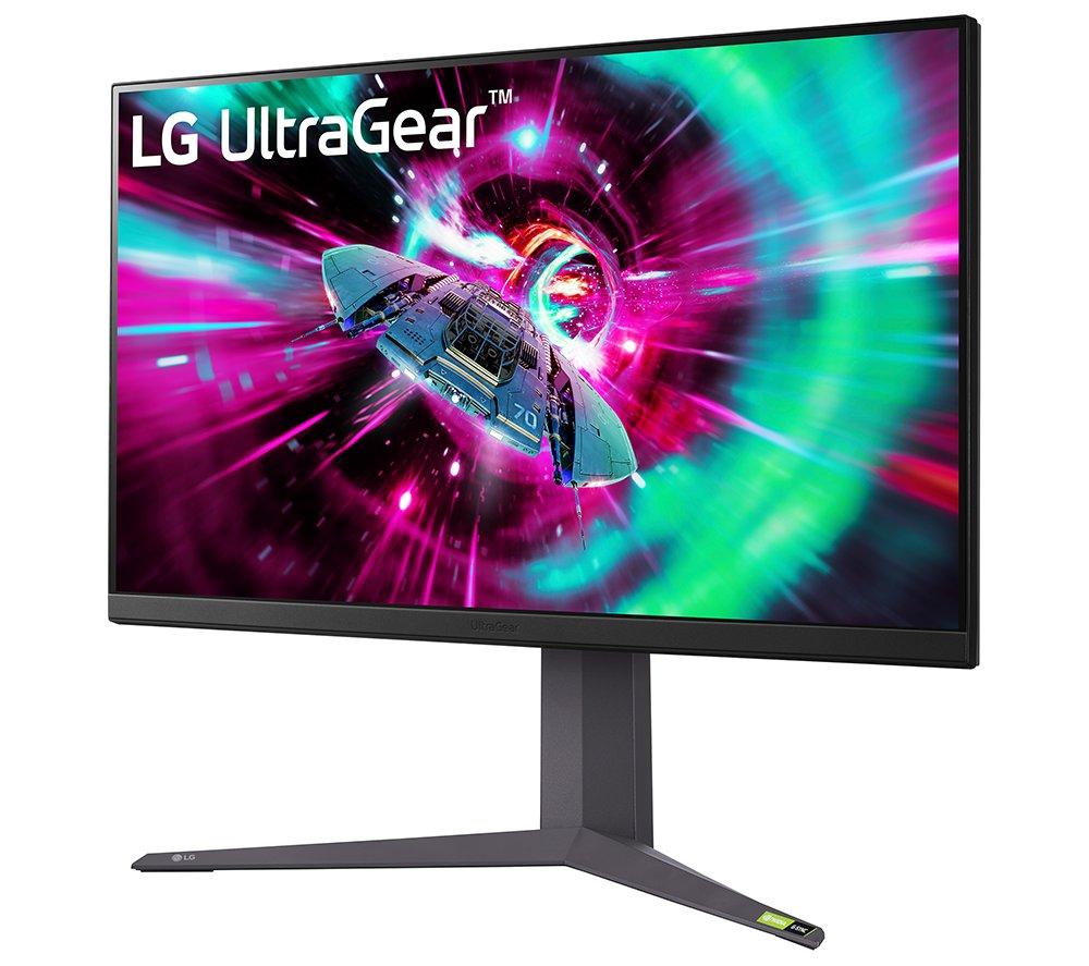 LG UltraGear 32GR93U-B 4K Ultra HD 32" LED Gaming Monitor - Purple Grey image number 12 of 12