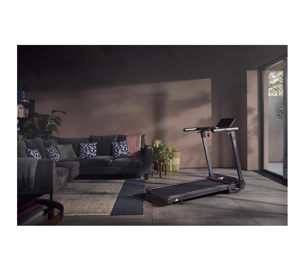 ADIDAS T-1 Folding Smart Bluetooth Treadmill - Black image number 13 of 15
