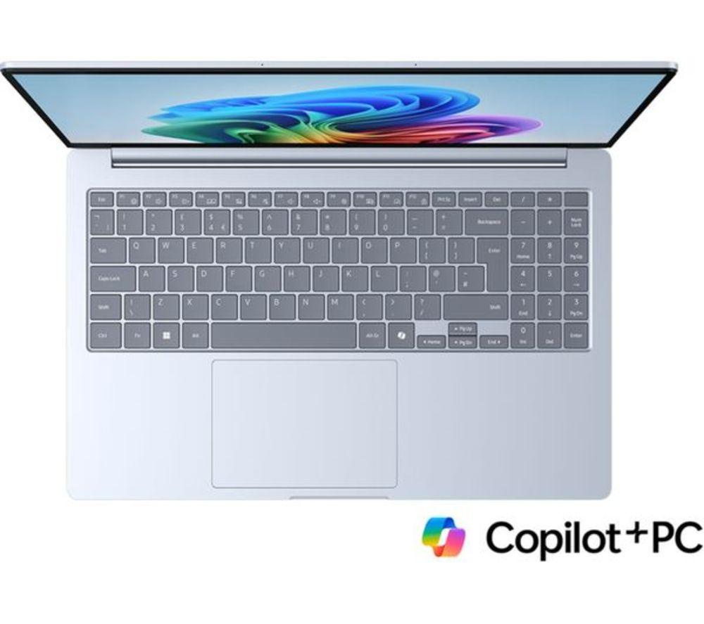 SAMSUNG Galaxy Book4 Edge 15.6" Refurbished Laptop, Copilot+ PC - Snapdragon X, 256 GB UFS, Sapphire Blue (Very Good Condition) image number 3 of 10