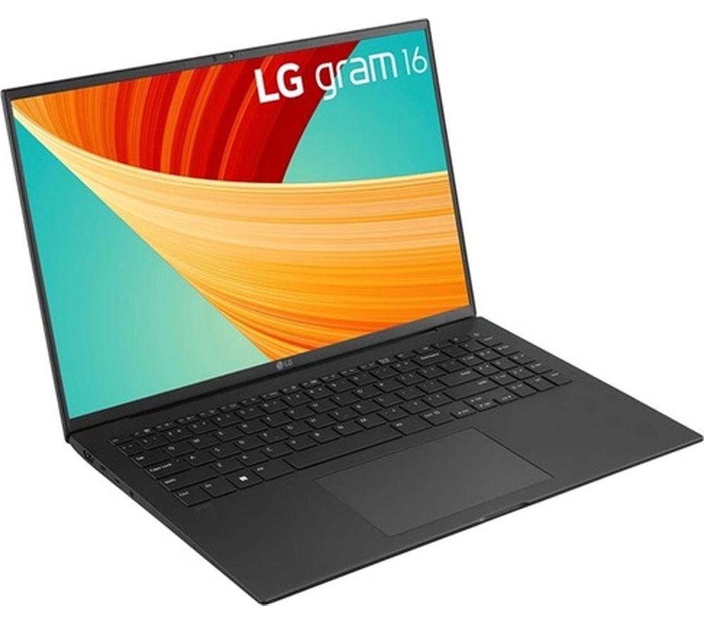 LG gram 16 16Z90RU-G.AA55A1 16" Laptop - Intel&reg; Core&trade; i5, 512 GB SSD, Black image number 7 of 8