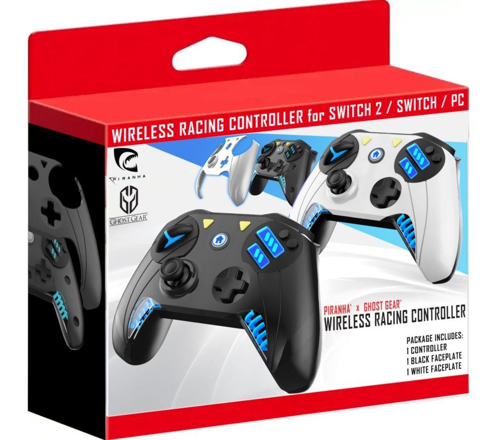 PIRANHA X Ghostgear Kart Wireless Racing Controller for Switch 2 - Black image number 4 of 4