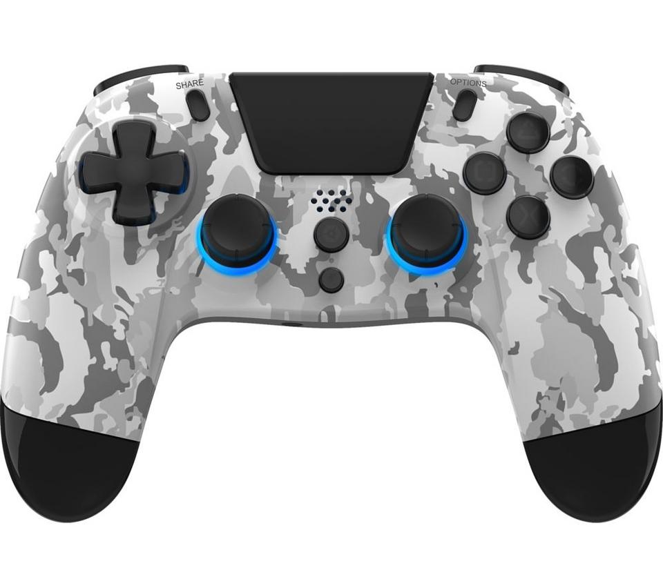 GIOTECK VX4 Wireless Controller for PS4 - White Camo