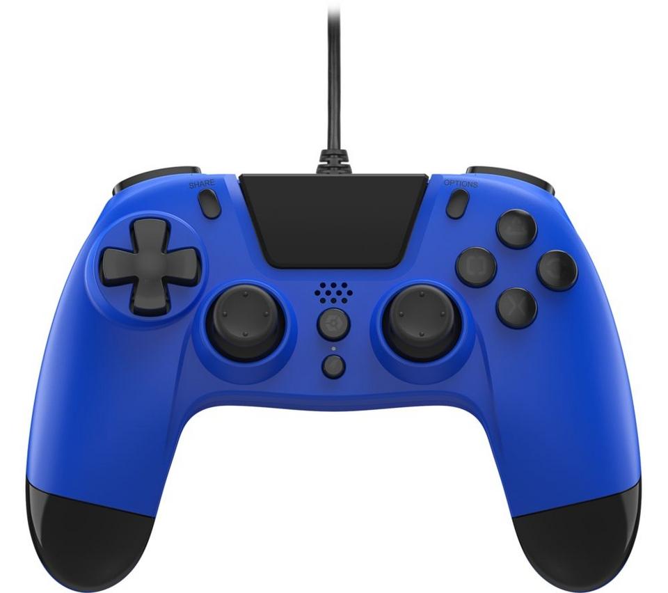 GIOTECK VX4 Wired Controller for PS4 - Blue