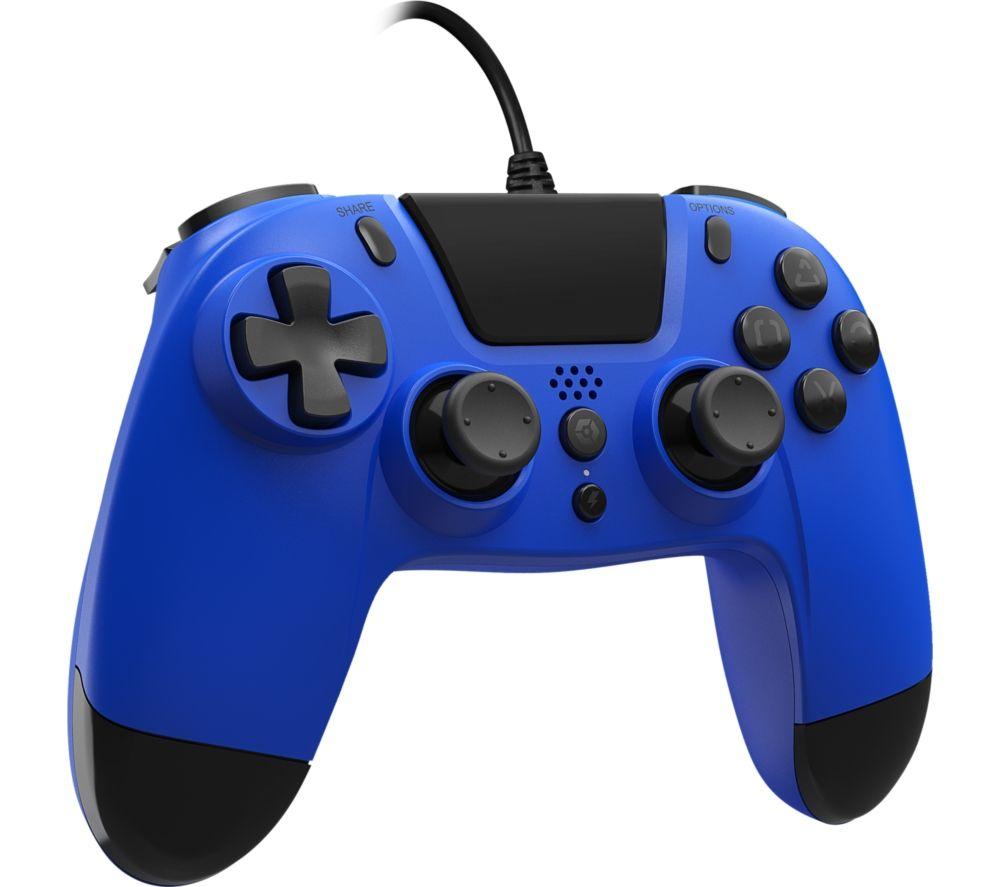 GIOTECK VX4 Wired Controller for PS4 - Blue image number 2 of 3