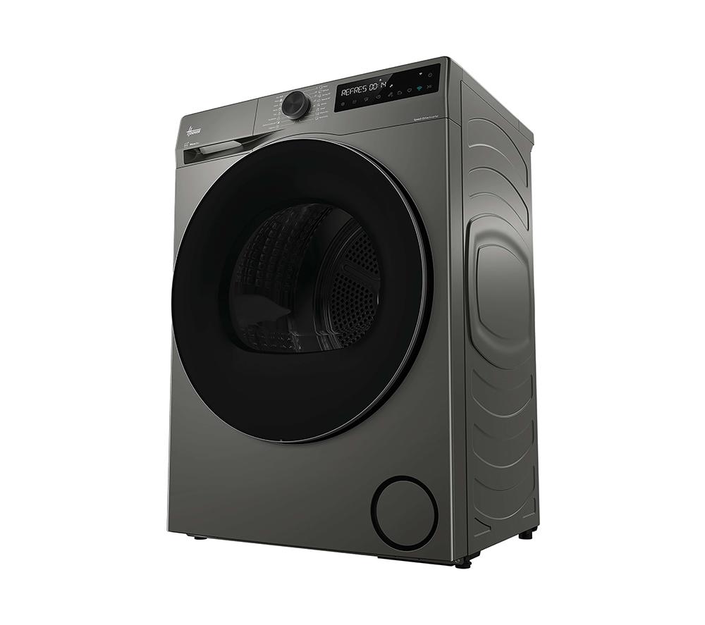 HOOVER Pro Dry Series 5 HBP 10N3BRX-80 WiFi-enabled 10 kg Heat Pump Tumble Dryer – Graphite, Silver/Grey