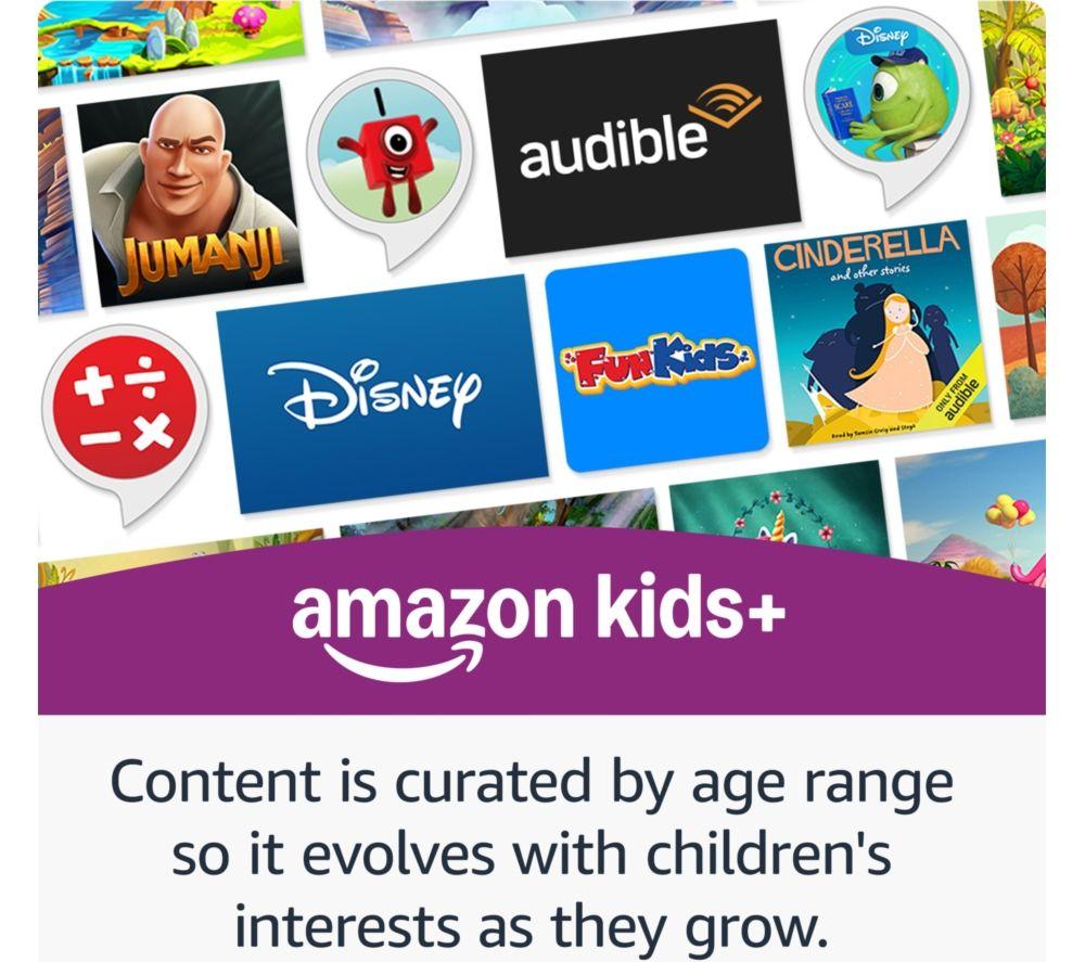 AMAZON Echo Dot Kids (5th Gen) Smart Speaker with Alexa - Rainbow Swirl image number 6 of 6