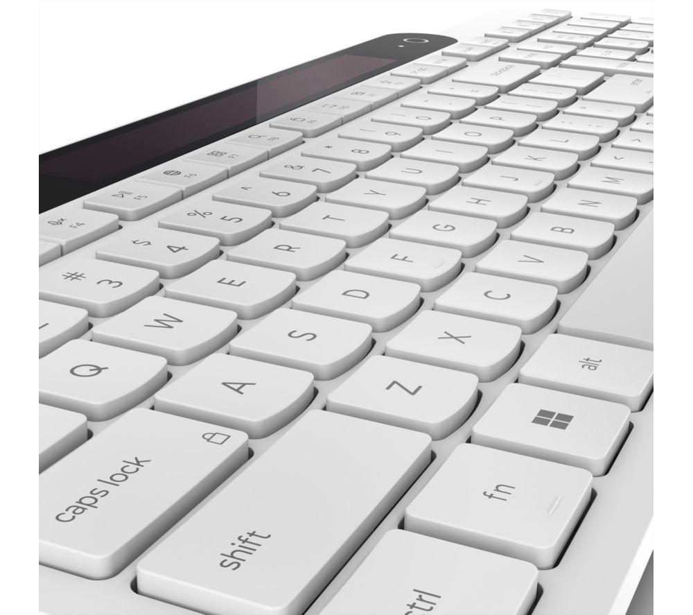 LENOVO 800 Self-Charging Wireless Keyboard - White image number 4 of 9