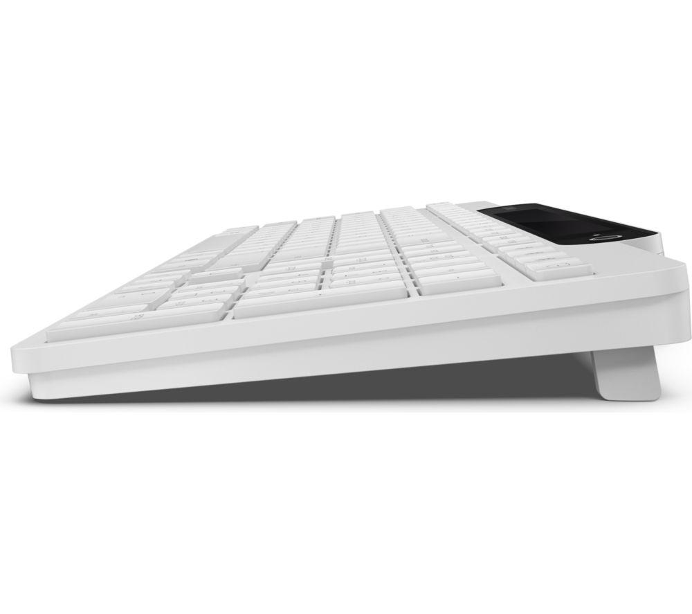LENOVO 800 Self-Charging Wireless Keyboard - White image number 7 of 9