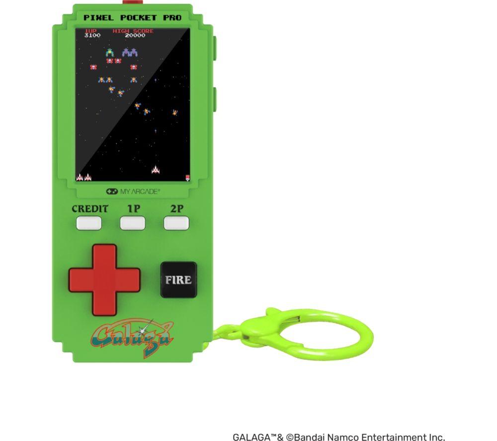 My Arcade Pixel Pocket Pro Galaga Portable Video Game System