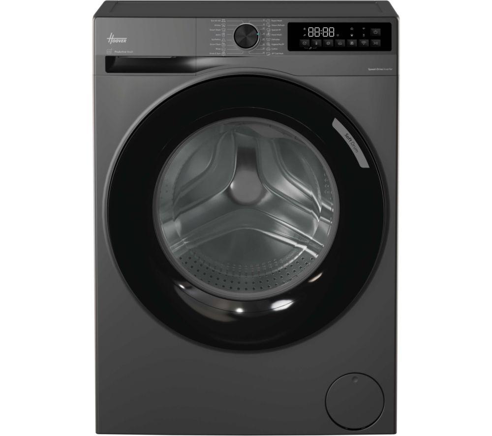 HOOVER Pro Wash Series 3 HBR 610BCL8G-80 WiFi-enabled 10 kg 1600 Spin Washing Machine – Graphite, Silver/Grey