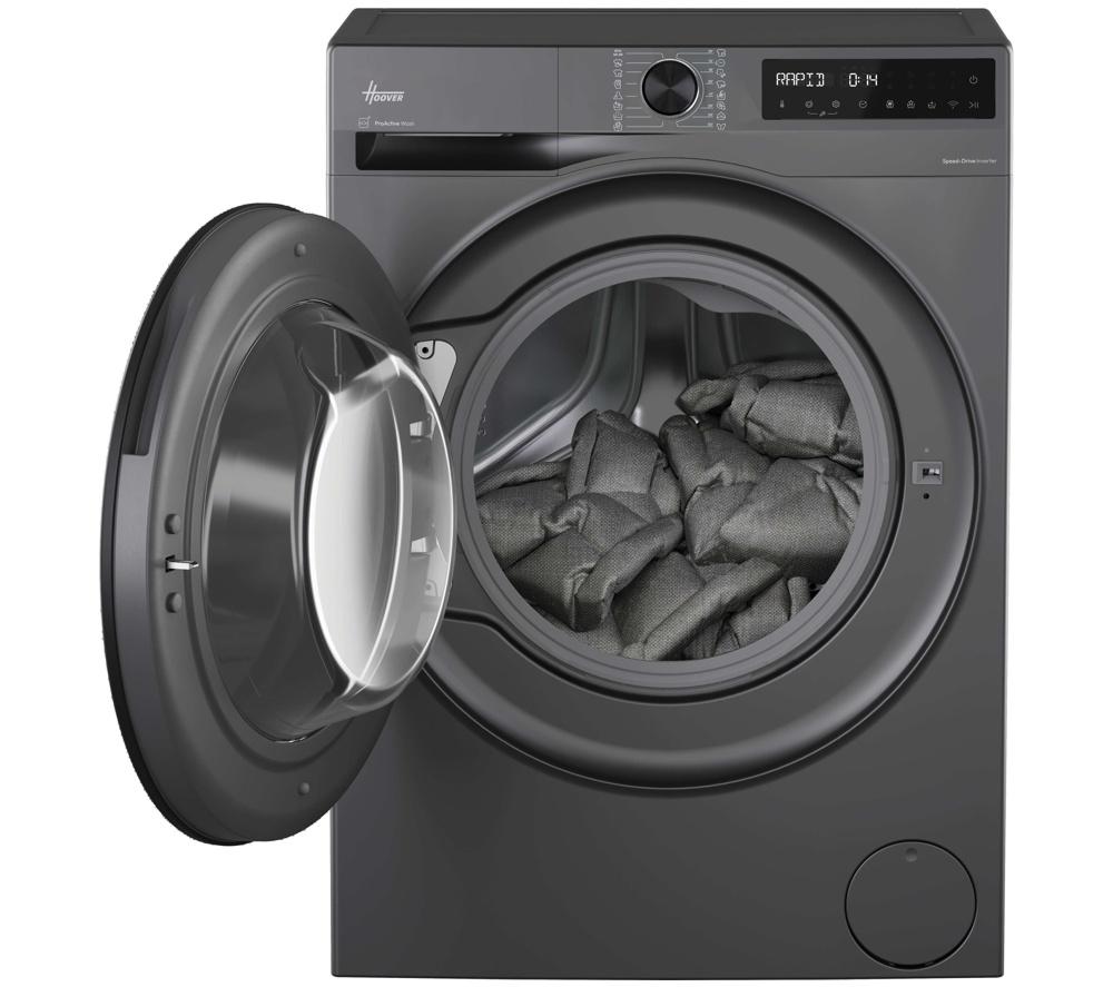 HOOVER Pro Wash Series 3 HBR 610BCL8G-80 WiFi-enabled 10 kg 1600 Spin Washing Machine - Graphite image number 2 of 16