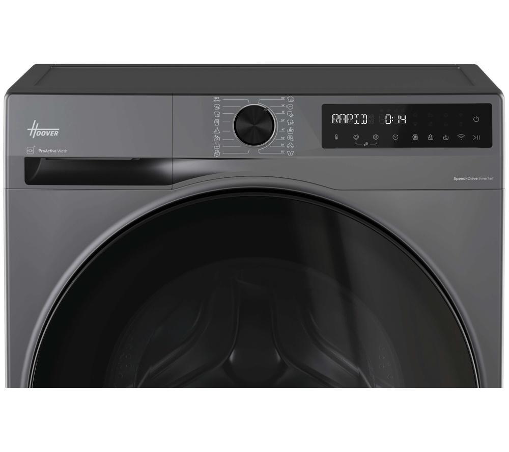HOOVER Pro Wash Series 3 HBR 610BCL8G-80 WiFi-enabled 10 kg 1600 Spin Washing Machine - Graphite image number 3 of 16