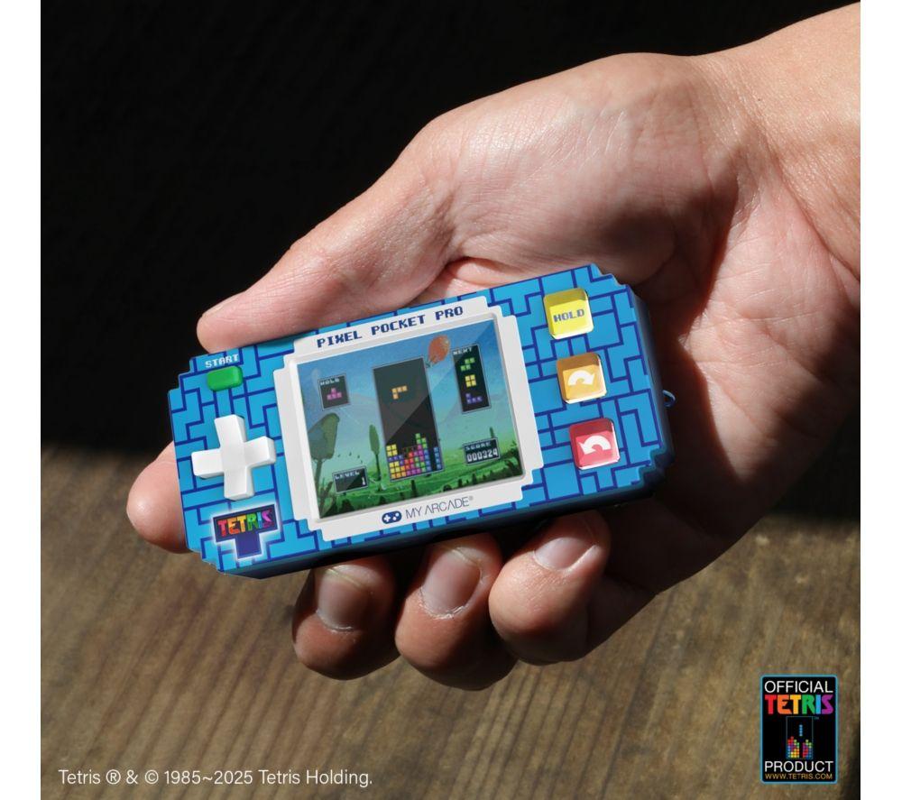 MY ARCADE Pixel Pocket Pro Tetris Portable Video Game System image number 2 of 3