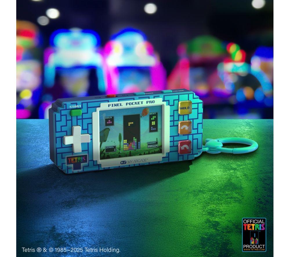 MY ARCADE Pixel Pocket Pro Tetris Portable Video Game System image number 3 of 3