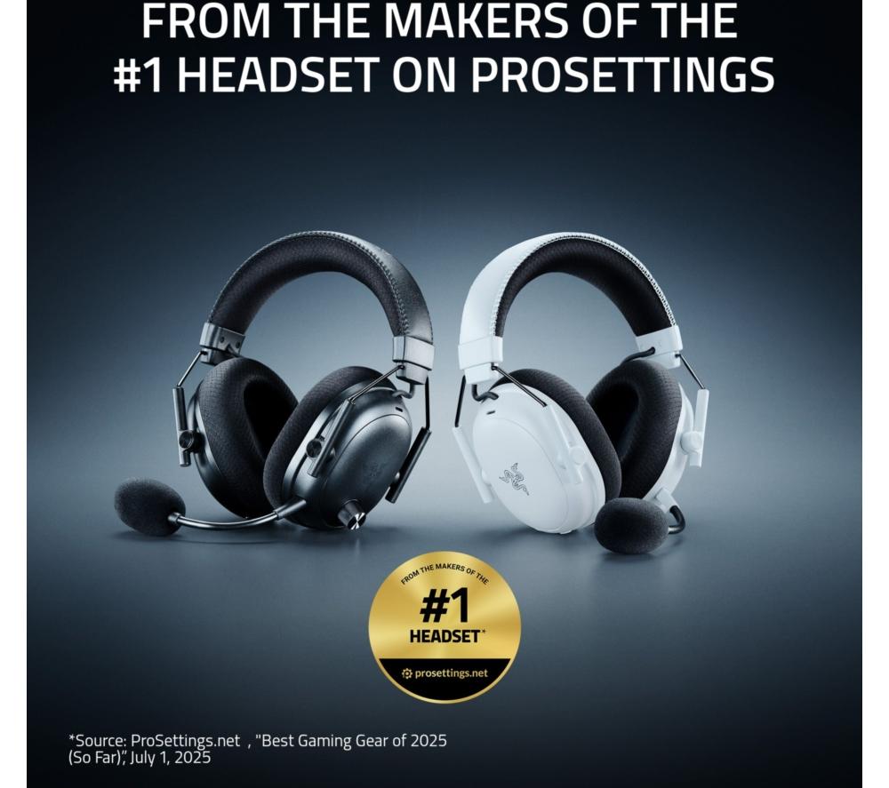 RAZER BlackShark V3 Pro Wireless 7.1 Gaming Headset - Black image number 2 of 11