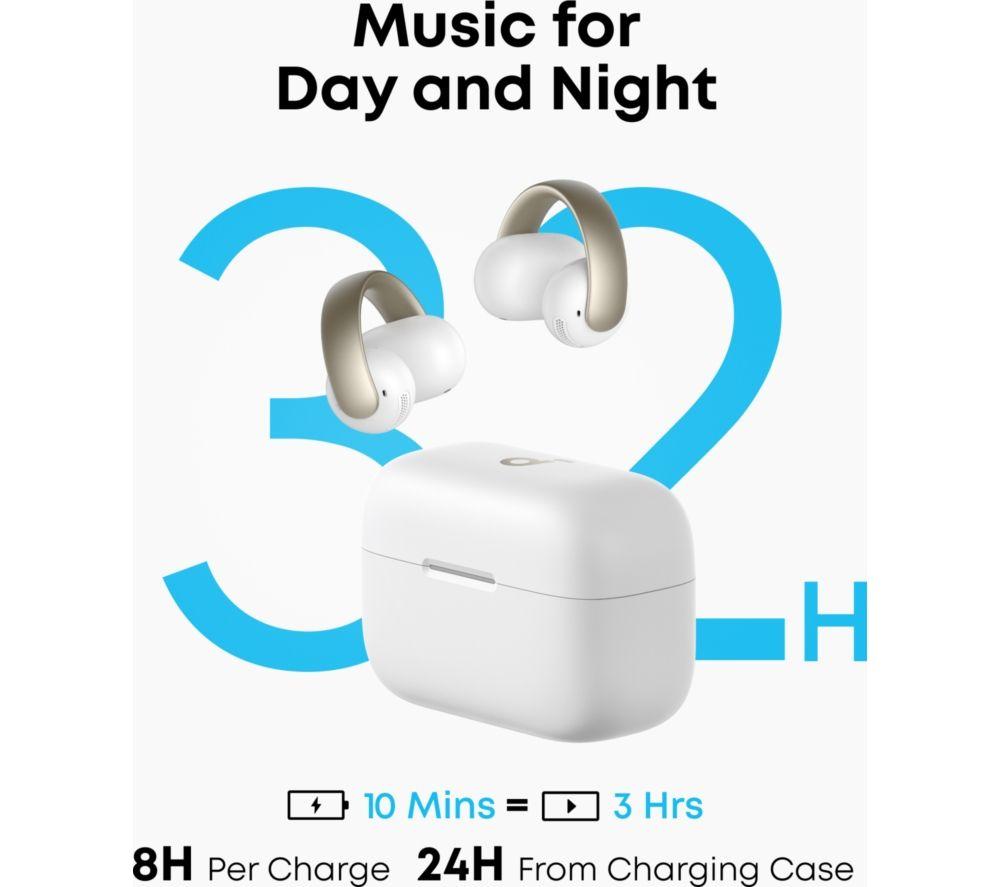 soundcore AeroClip ワイヤレスイヤホン ホワイト Soundcore Aeroclip White - Gomibo.ch