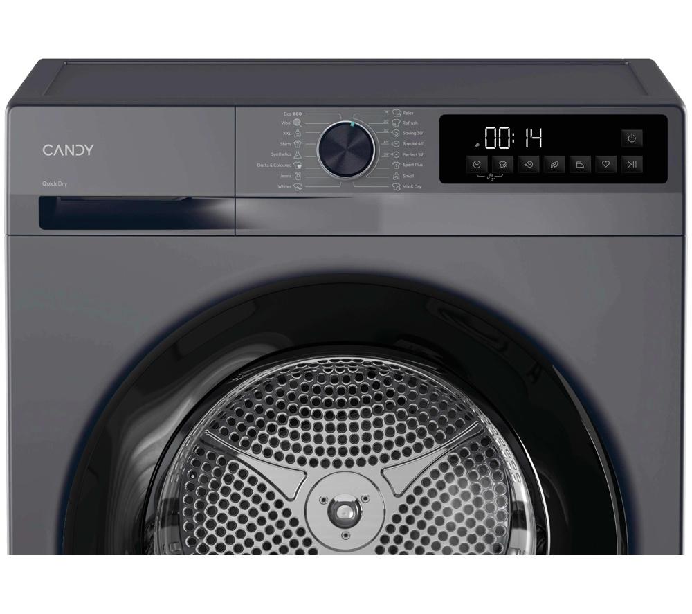 CANDY Quick Pro GD 10N1BR-80 10 kg Heat Pump Tumble Dryer - Graphite image number 4 of 9