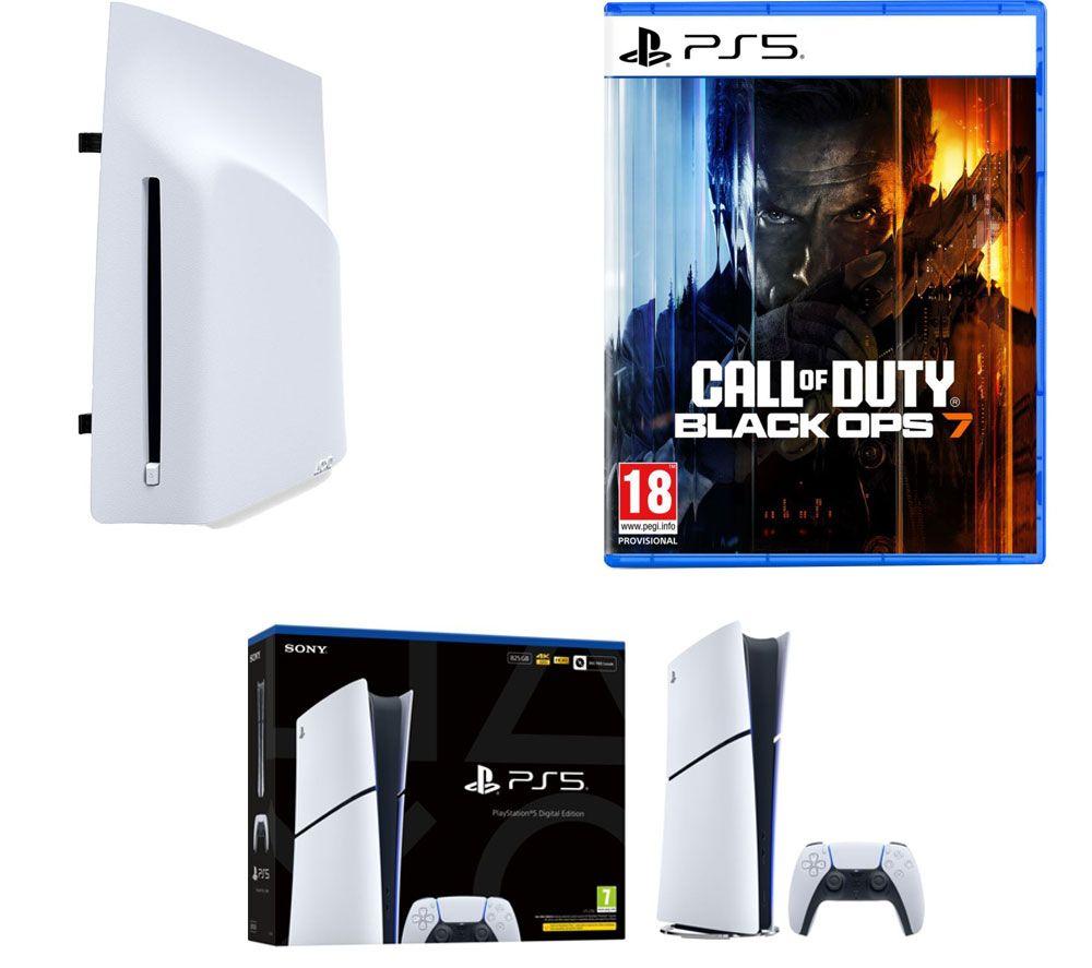 SONY PlayStation 5 Digital Edition, Disc Drive & Call of Duty: Black Ops 7