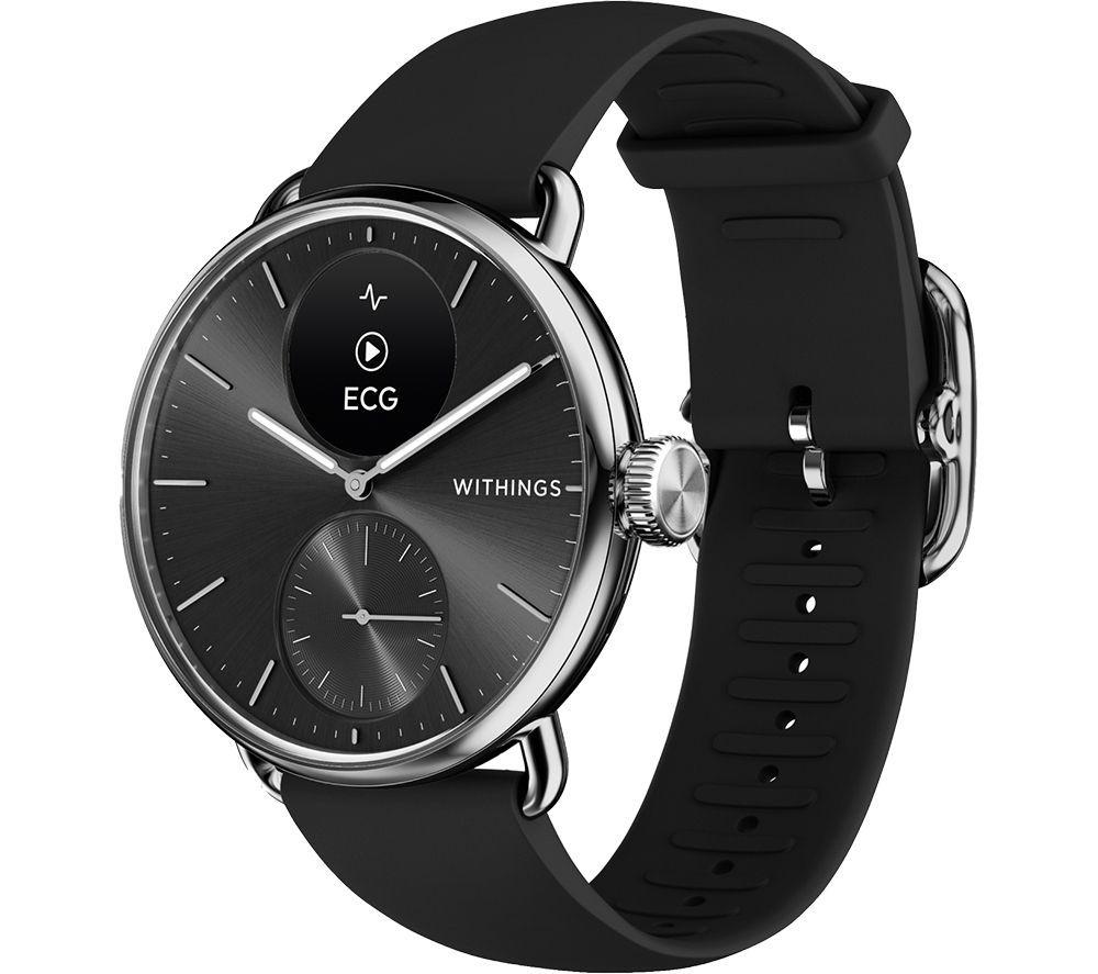 WITHINGS ScanWatch 2 Hybrid Smart Watch - Black, 38 mm image number 2 of 11