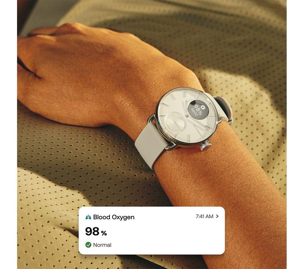 WITHINGS ScanWatch 2 Hybrid Smart Watch - Black, 38 mm image number 9 of 11