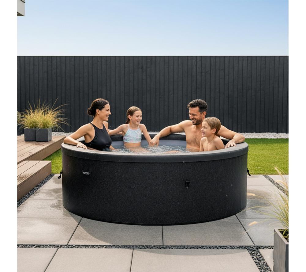 WAVE Tahoe 4-Person Eco Foam Smart Hot Tub - Graphite Grey image number 5 of 7