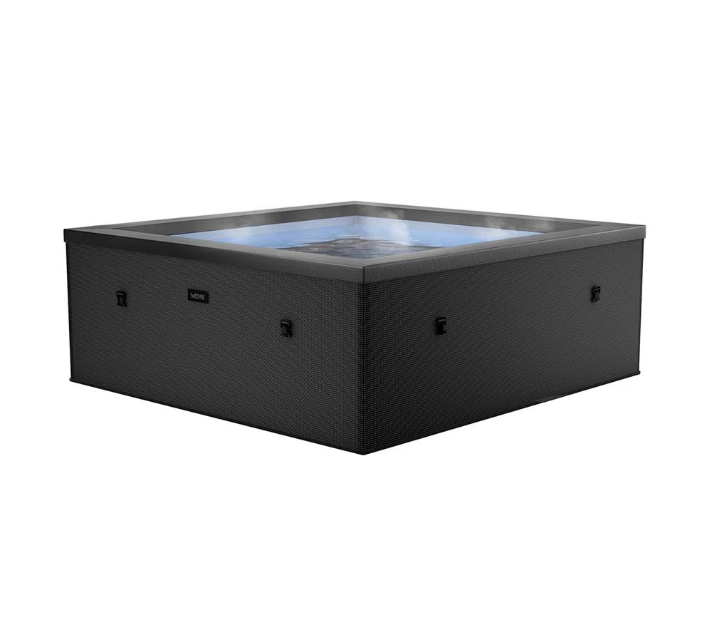 WAVE Garda Eco Foam Smart Hot Tub 4 Persons - Charcoal Black image number 4 of 7