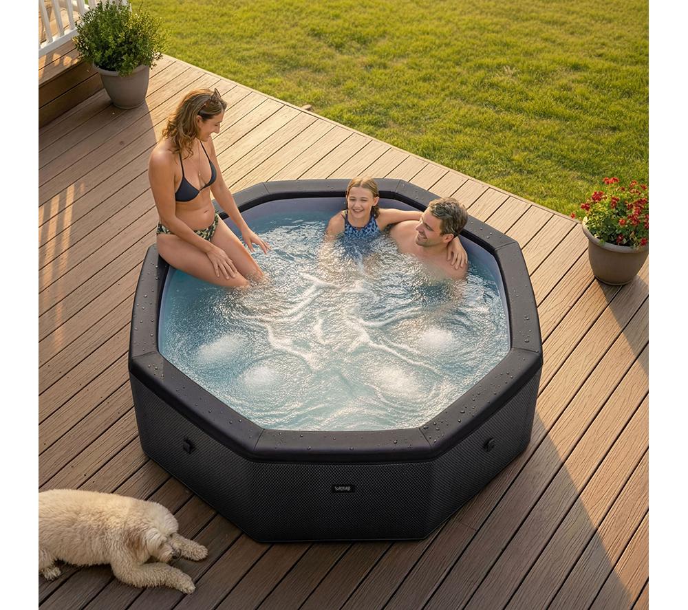 WAVE Como Eco Foam Smart Hot Tub - Flint Grey image number 2 of 6