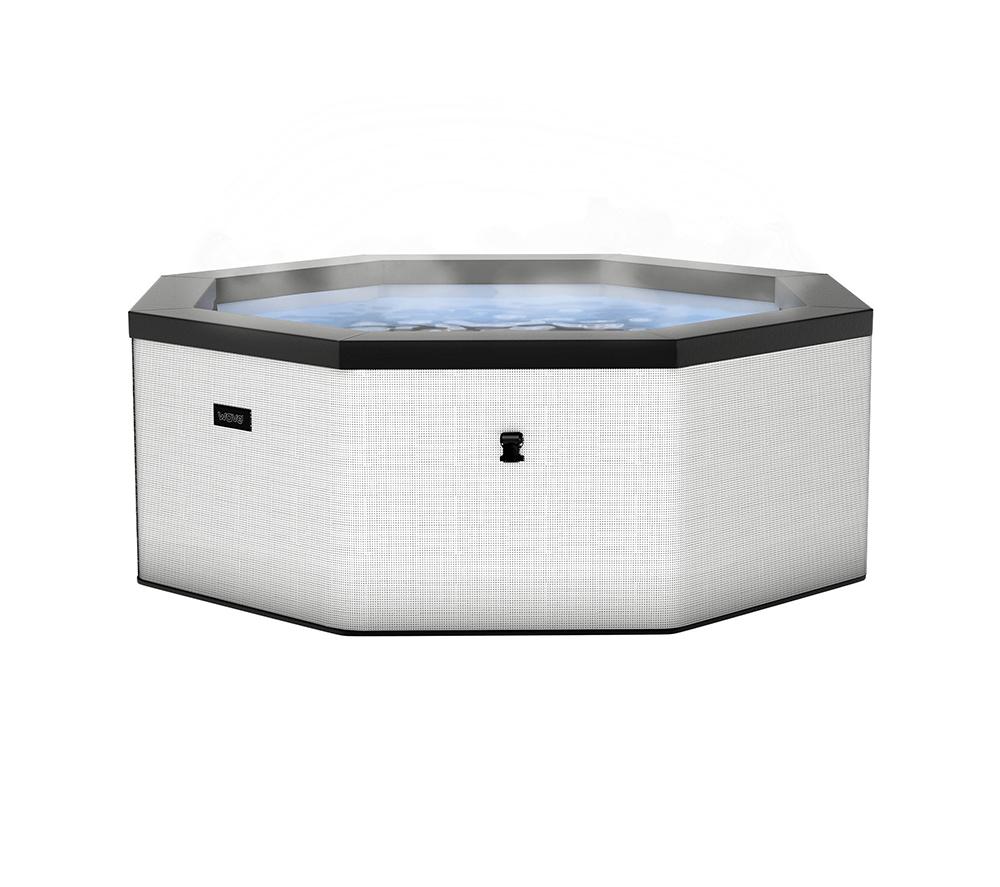 Wave Como Eco Foam Smart Hot Tub - Pebble White