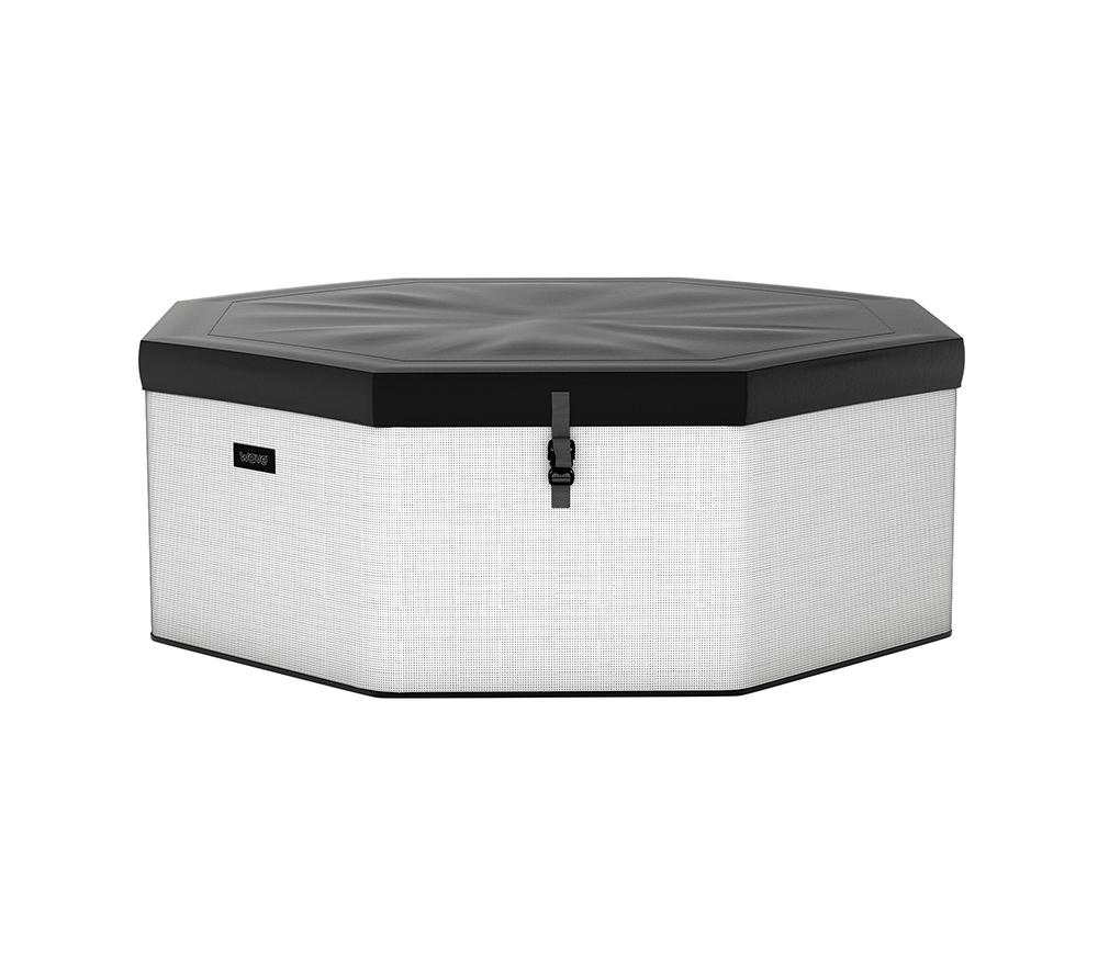 WAVE Como Eco Foam Smart Hot Tub - Pebble White image number 2 of 7