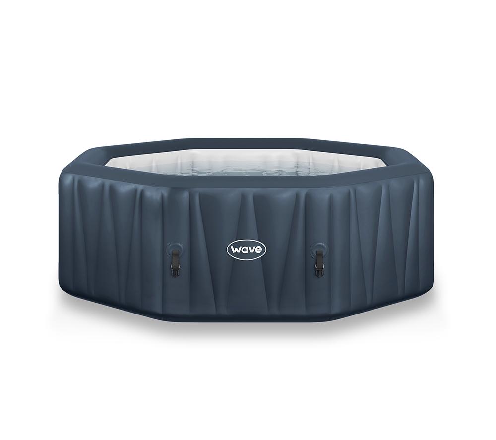WAVE The Aegean 6-Person Inflatable Hot Tub - Navy image number 4 of 6