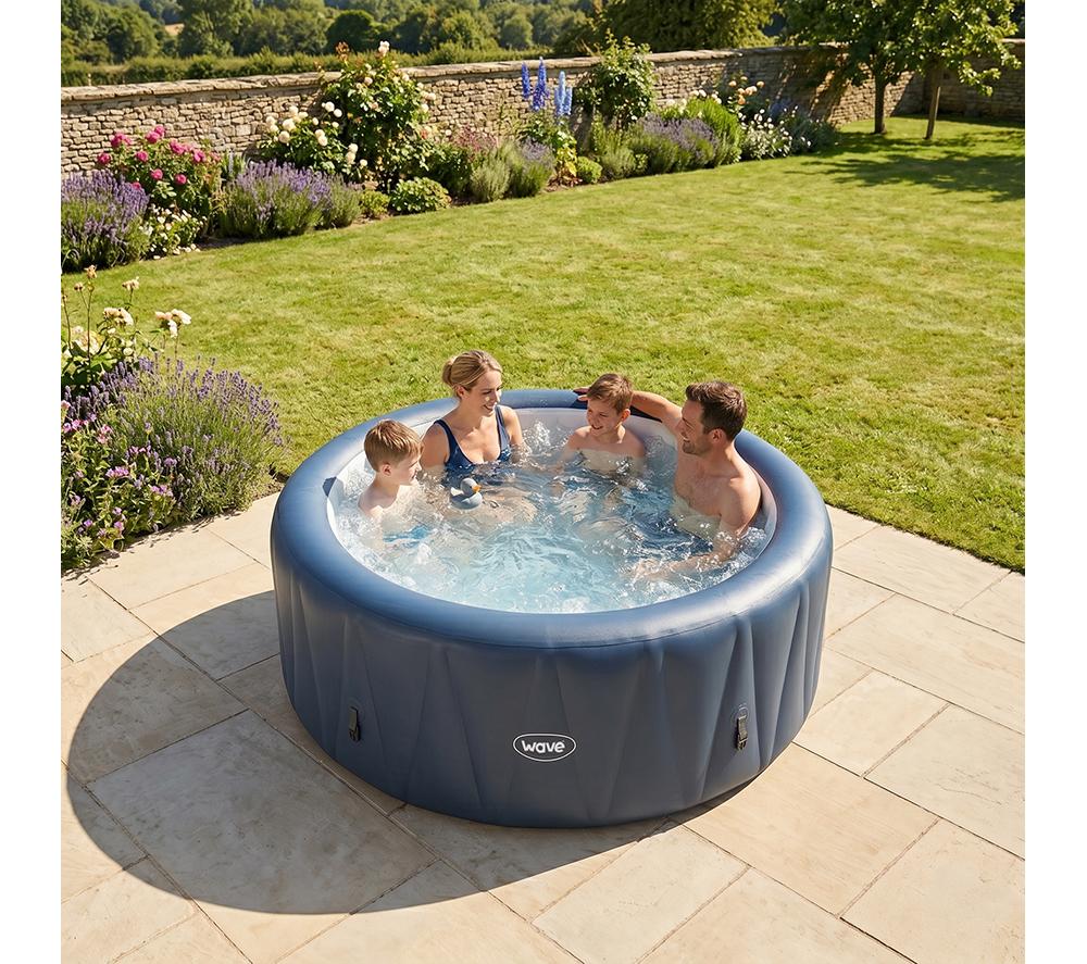 WAVE The Atlantic Inflatable Hot Tub - Navy image number 2 of 6