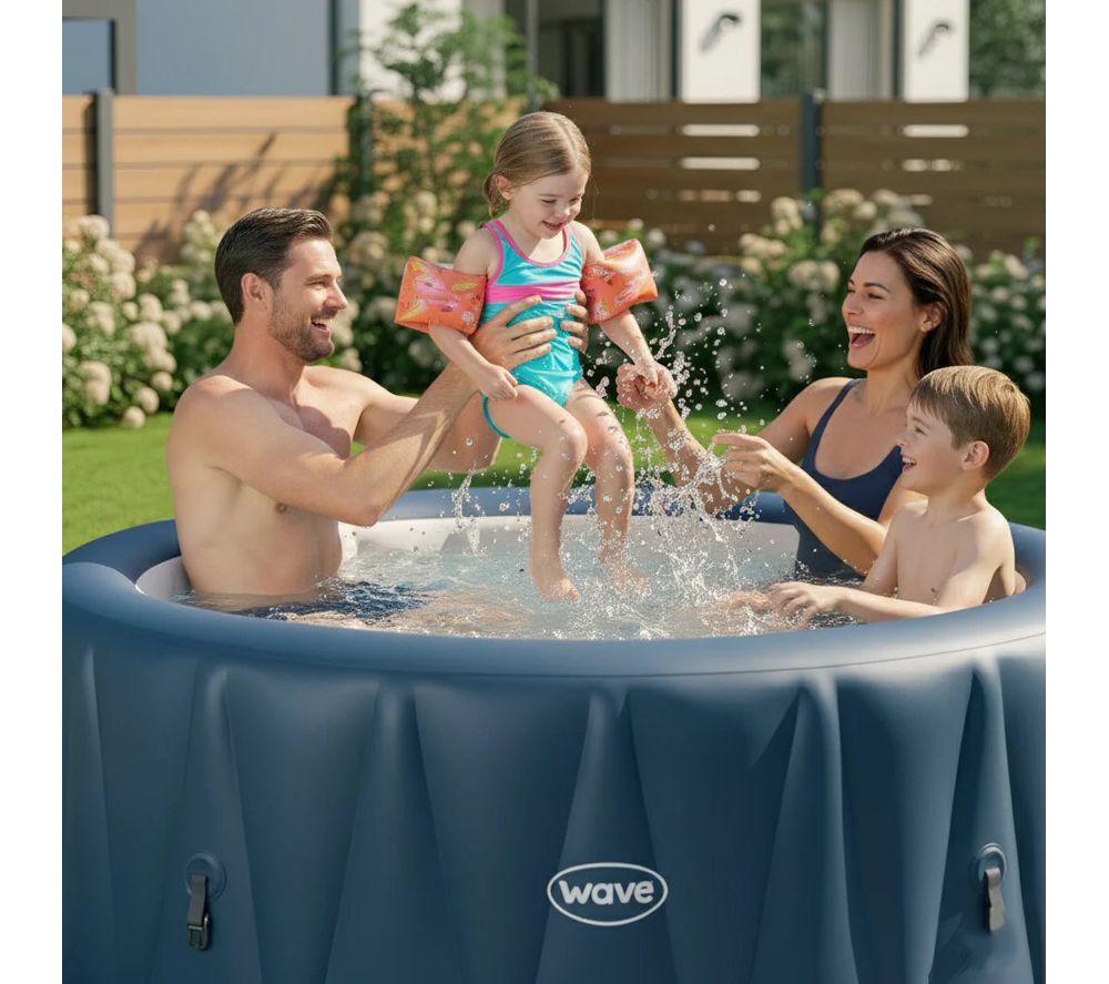 WAVE The Atlantic Inflatable Hot Tub - Navy image number 9 of 9